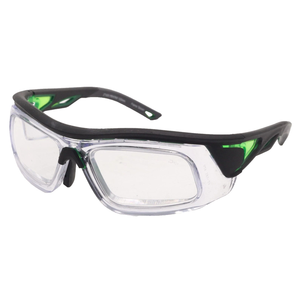 PENTAX ZT400 PTX Z87-2+ BLACK GREEN SAFTEY EYEGLASSES FRAME 57-15